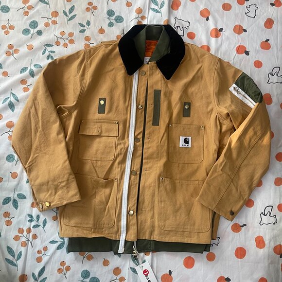 Sacai x Carhartt WIP Canvas Jacket - Beige - Picture 11 of 13